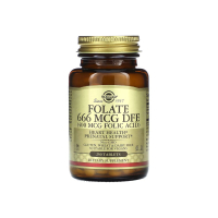 Фолат Solgar Folate 666 MCG DFE (Folic Acid 400 MCG) 250 таблеток