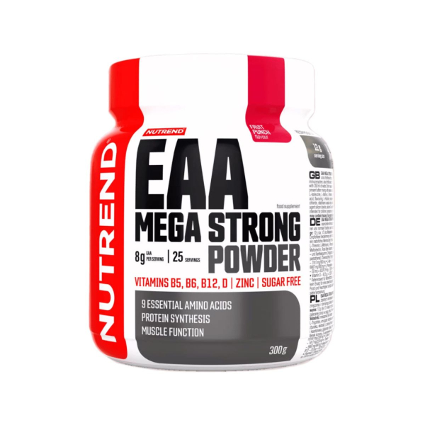 Смеси аминокислот Nutrend EAA Mega Strong Powder (фруктовый пунш) 300 г