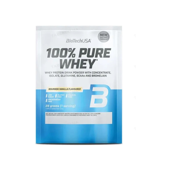 Протеин BioTechUSA 100% Pure Whey (бурбон - ваниль) 28 г