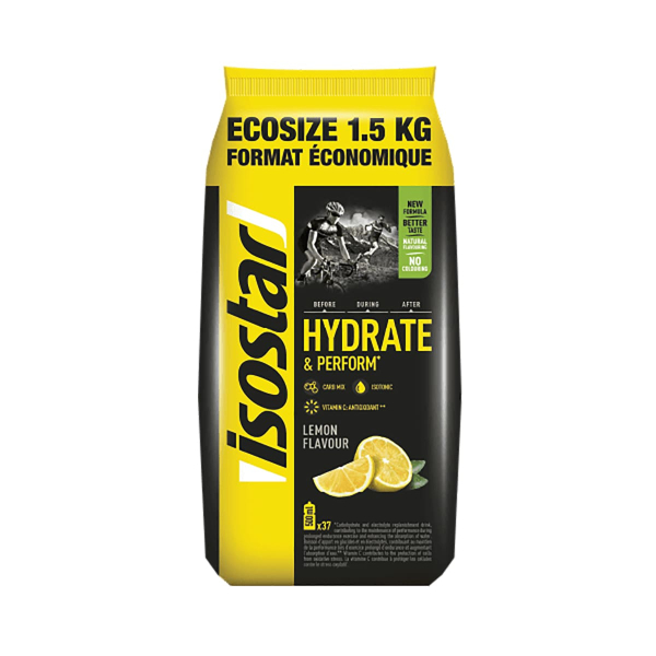 Изотоник в порошке Isostar Ecosize Hydrate & Perform (лимон) 1,5 кг