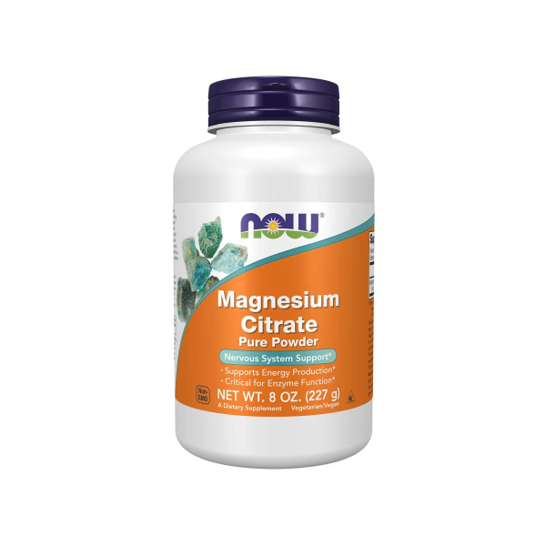 Цитрат магнія Now Foods Magnesium Citrate Pure Powder, 227 г