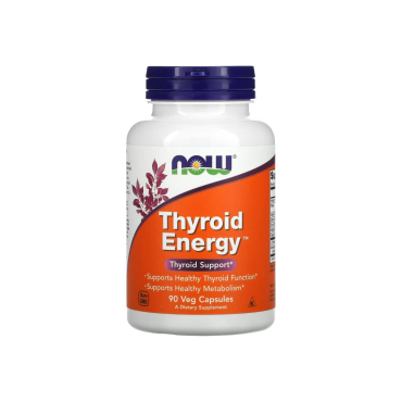 Добавка для щитоподібної залози Now Foods Thyroid Energy, 90 капсул