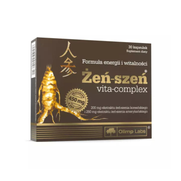 Вітамінний комплекс із женьшенем Olimp Ginseng Vita-Complex, 30 капсул