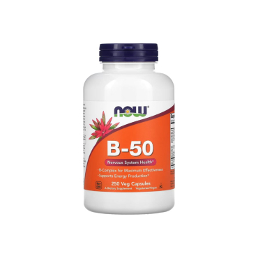 Вітаміни Now Foods B-50 VCAPS, 250 капсул