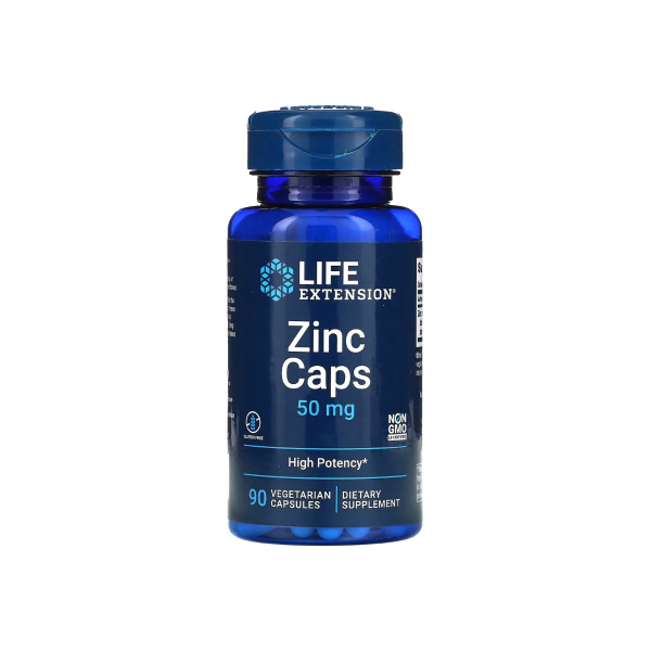 Цинк Life Extension Zinc Caps, 50 мг, 90 капсул