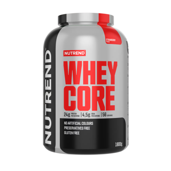 Протеин Nutrend Whey Core (клубника) 1800 г