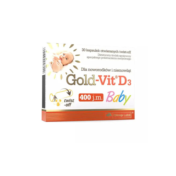 Вітамін D3 для дітей Olimp Gold Vit D3 Baby, 30 капсул