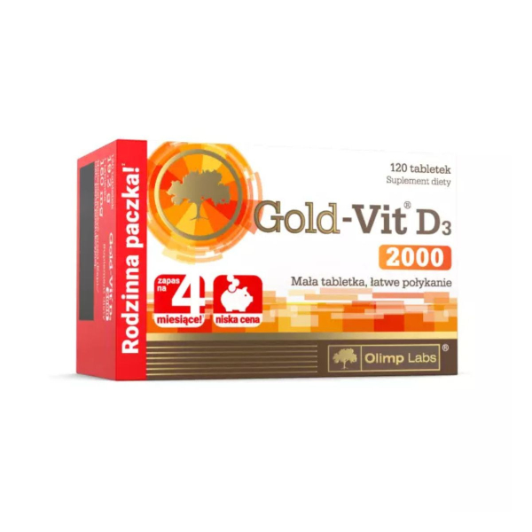 Вітамін D3 Olimp Gold Vit D3 2000, 120 таблеток