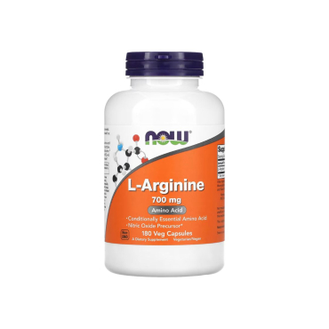 Амінокислота Now Foods L-Arginine, 700 мг, 180 капсул