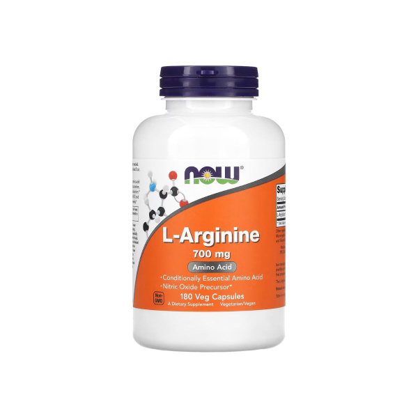 Амінокислота Now Foods L-Arginine, 700 мг, 180 капсул