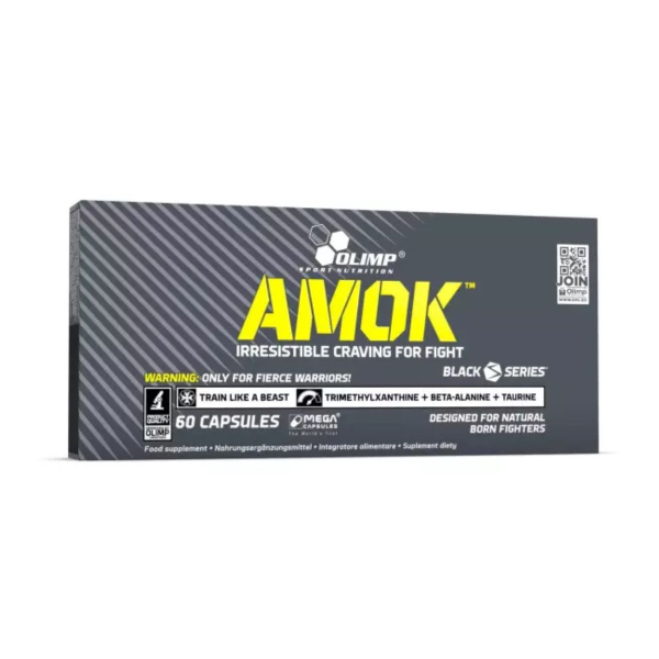 Передтренувальний комплекс Olimp Amok, 60 капсул