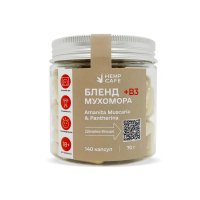 Бленд мухомора Hemp Factor Amanita Muscaria & Pantherina, 140 капсул