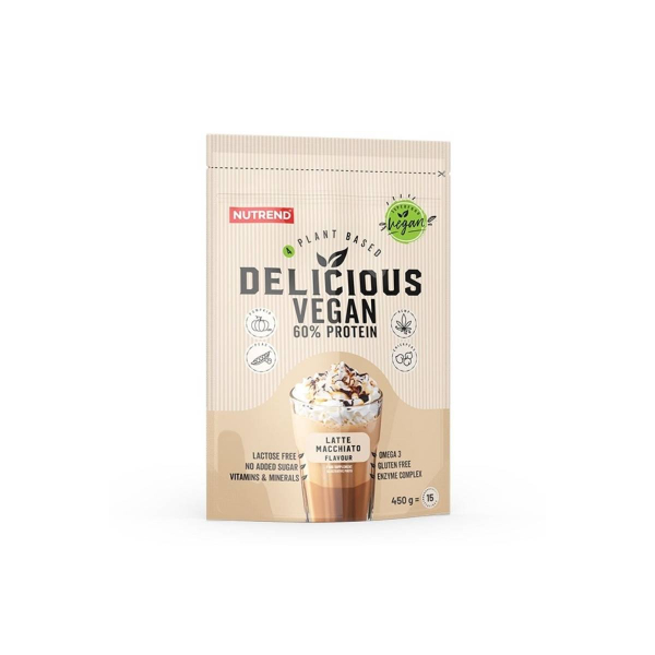 Веганский протеин Nutrend Delicious Vegan Protein (латте макиато) 450 г