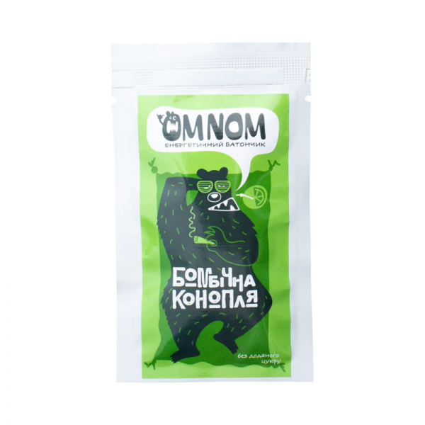 Батончик энергетический OMNOM (бомбическая конопля) 50 г