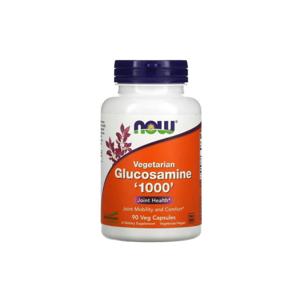 Глюкозамін Now Foods Veg Glucosamine, 1000 мг, 90 капсул
