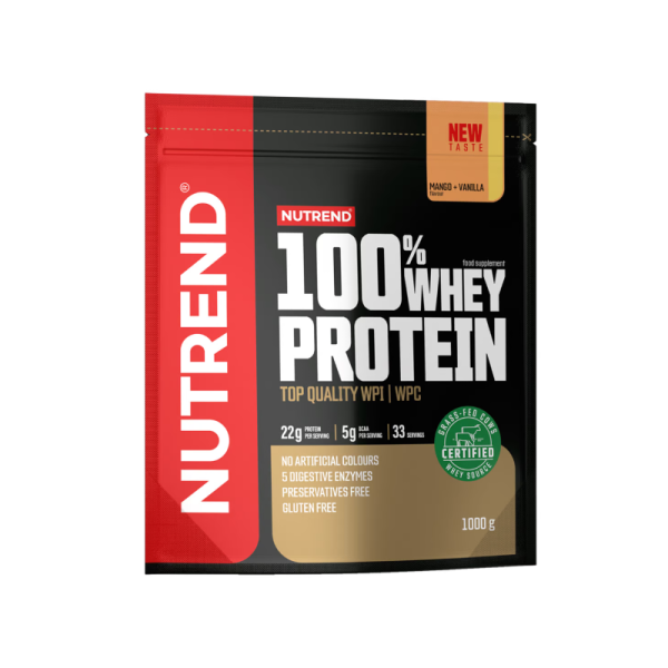 Протеин Nutrend 100% Whey Protein (манго + ваниль)  1000 г
