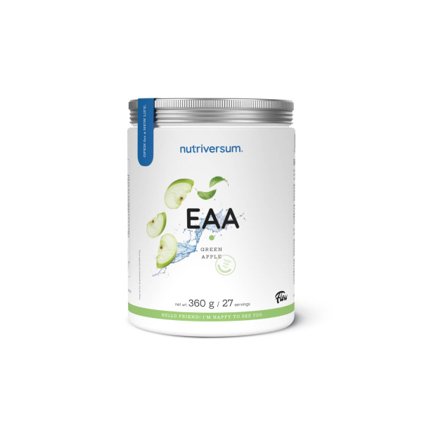 Суміші амінокислот Nutriversum EAA (зелене яблуко) 360 г