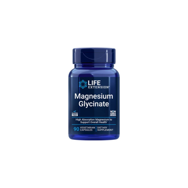 Гліцинат магнію Life Extension Magnesium Glycinate, 90 капсул