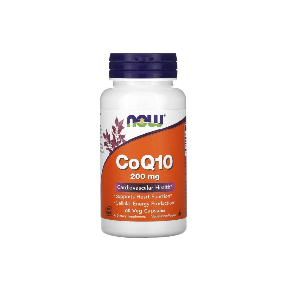 Коензим Q10 Now Foods CoQ10, 200 мг 60 капсул 
