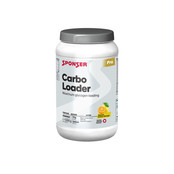 Вуглеводний напій з електролітами Sponser Carbo Loader (цитрус & апельсин) 1200 г