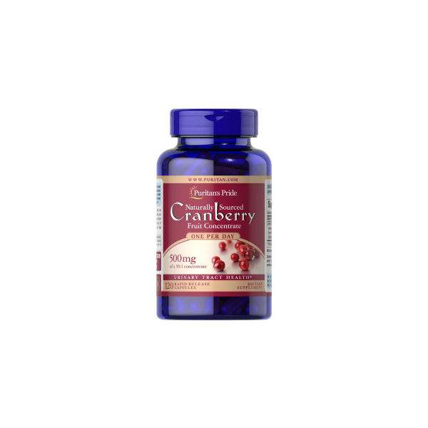 Клюква Puritan's Pride One A Day Cranberry, 120 капсул