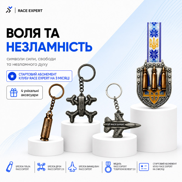 Набір «Воля та незламність Race Expert Club» — абонемент на 3 місяці