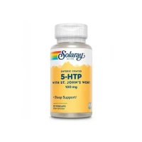 Амінокислота Solaray 5-HTP with St. John's Wort, 100 мг, 30 капсул
