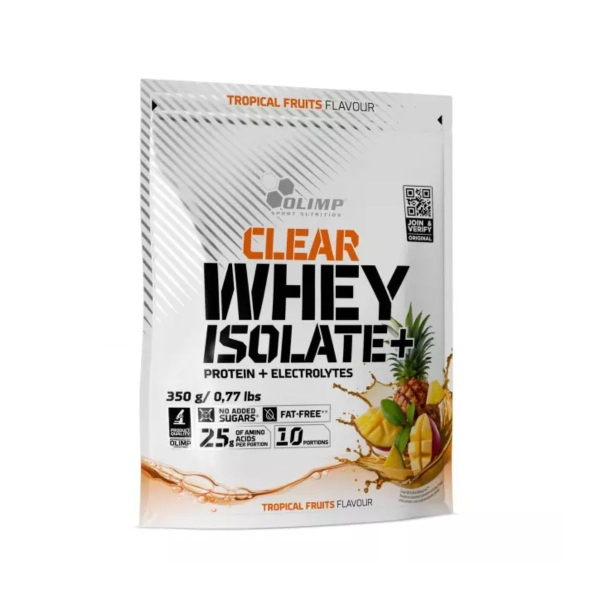Протеин Olimp Clear Whey Isolate+ (тропические фрукты) 350 г