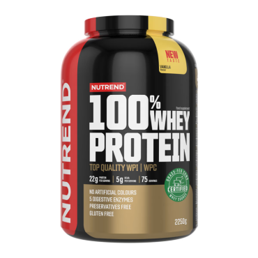 Протеин Nutrend 100% Whey Protein (ваниль) 2250 г 