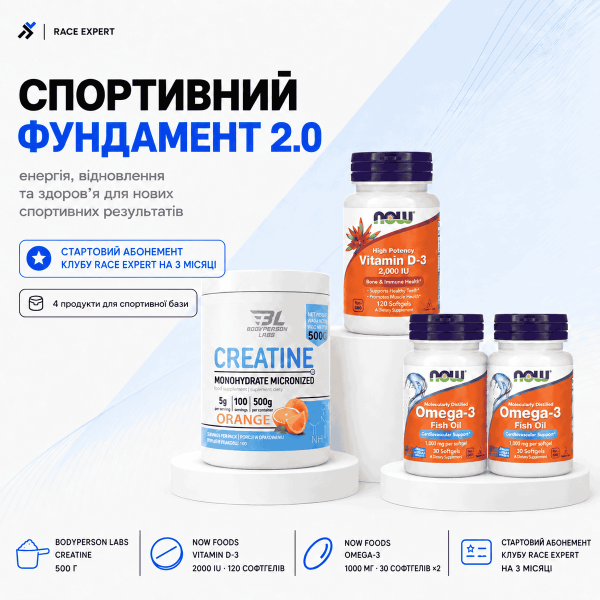 Набір «Спортивний фундамент» 2.0 — абонемент на 3 місяці