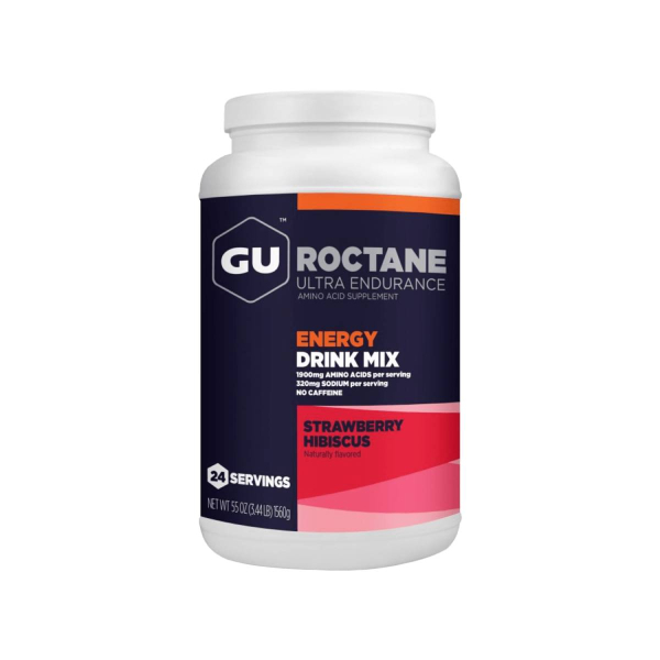 Изотоник GU Energy Roctane (клубника - гибискуп) 24 х 65 г
