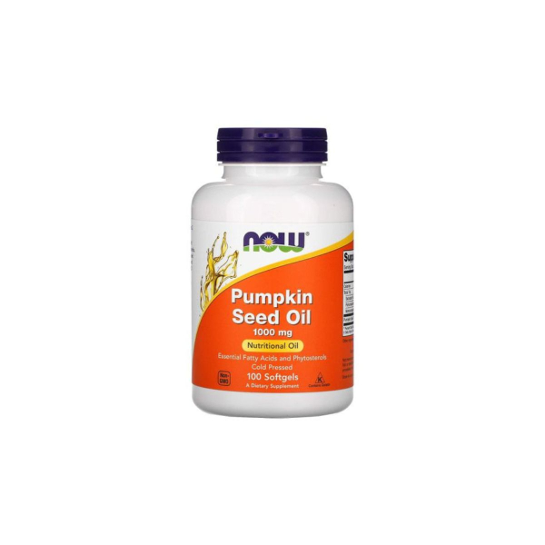 Гарбузова олія Now Foods Pumpkin Seed Oil, 1000 мг, 100 софтгелів