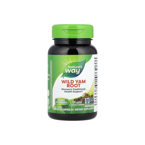Корінь дикого ямсу Nature's Way Wild Yam Root, 100 капсул
