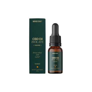 Изолят каннабидиола Mind Shi CBD Oil Isolate (апельсин) 3000 мг, 10 мл