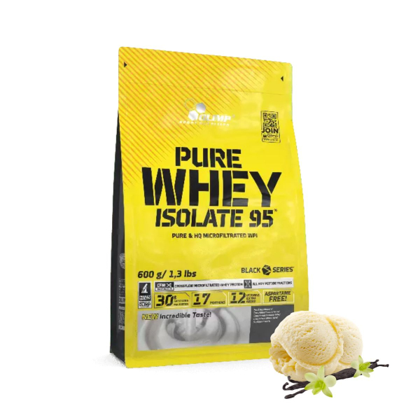 Протеин Olimp Pure Whey Isolate 95 (ванильное мороженое) 600 г