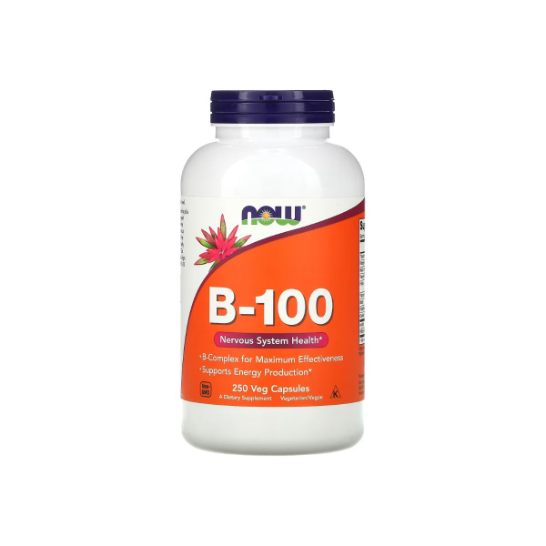 Вітаміни Now Foods B-100 VCAPS, 250 капсул