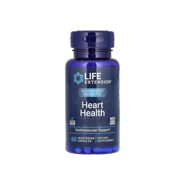 Пробіотик для серця Life Extension FLORASSIST® Heart Health, 60 капсул