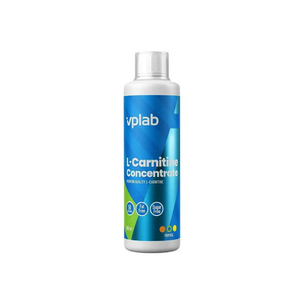 Л-Карнітин VPLAB L-Carnitine Concentrate (тропічні фрукти) 500 мл 