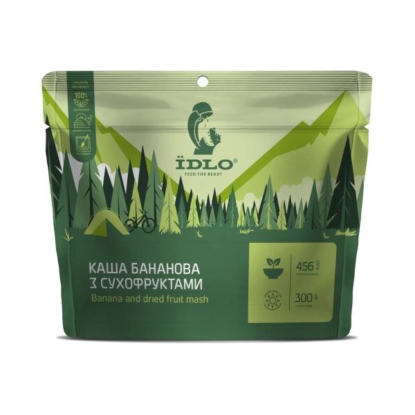 Каша бананова з сухофруктами ЇDLO, 100 г 