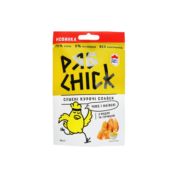 Куриные сушеные слайсы РябChick (мед, горчица) 30 г