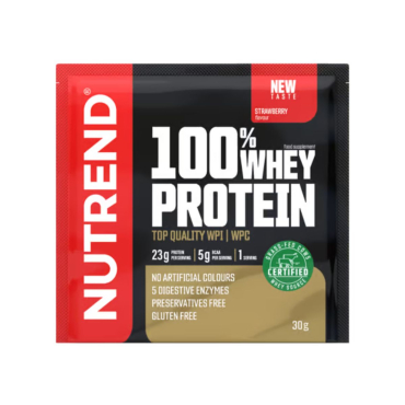 Протеин Nutrend 100% Whey Protein (клубника) 30 г