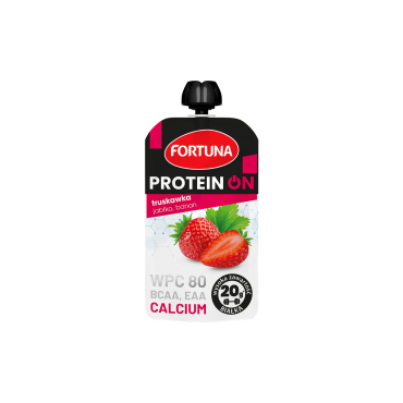 Протеиновый мусс Fortuna Protein ON (клубника-яблоко-банан) 180 г