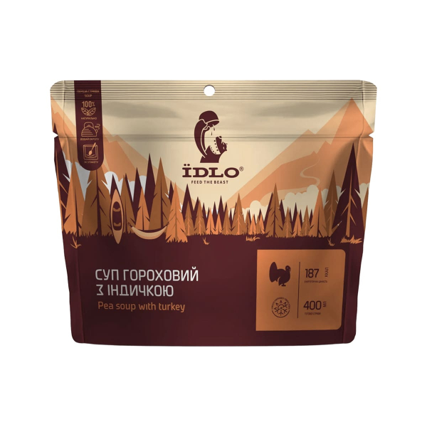 Суп гороховый с индейкой ÍDLO, 60 г