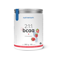 Амінокислоти Nutriversum 2:1:1 BCAA (полуниця) 360 г
