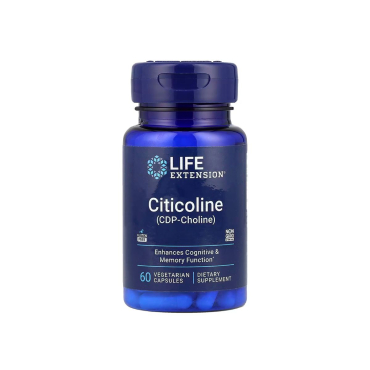 Цитиколін (CDP-холін) Life Extension Citicoline (CDP-Choline), 500 мг, 60 капсул