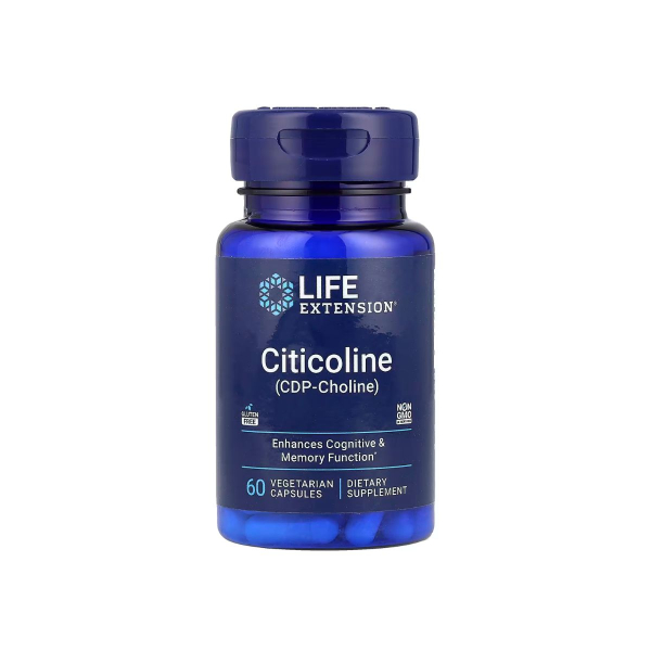 Цитиколін (CDP-холін) Life Extension Citicoline (CDP-Choline), 500 мг, 60 капсул