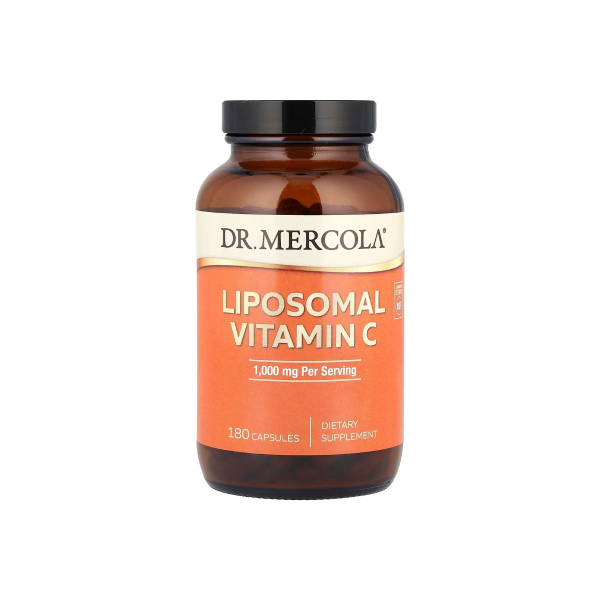 Вітамін Dr. Mercola Liposomal Vitamin C, 500 мг, 180 капсул