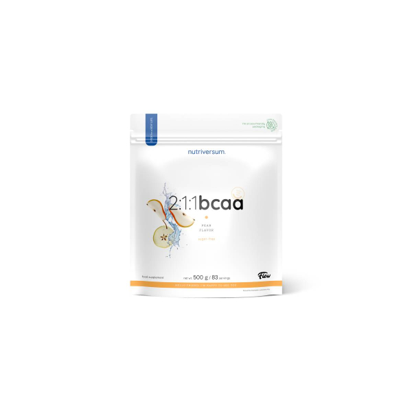 Амінокислоти Nutriversum 2:1:1 BCAA sugar free (груша) 500 г 
