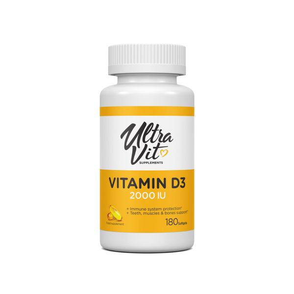 Вітамін Ultravit Vitamin D3 2000IU, 180 софтгелів