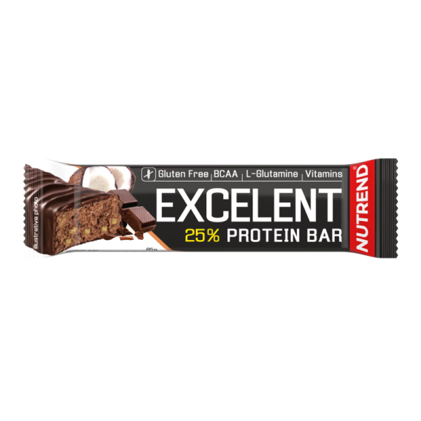 Протеїновий батончик Nutrend Excelent Protein bar (шоколад + кокос) 85 г